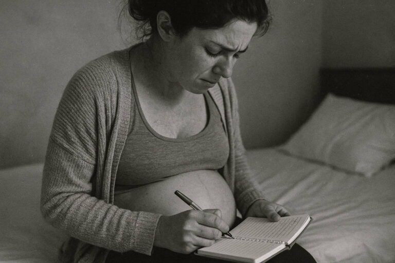 Le journal de contractions : un outil pour rester présente