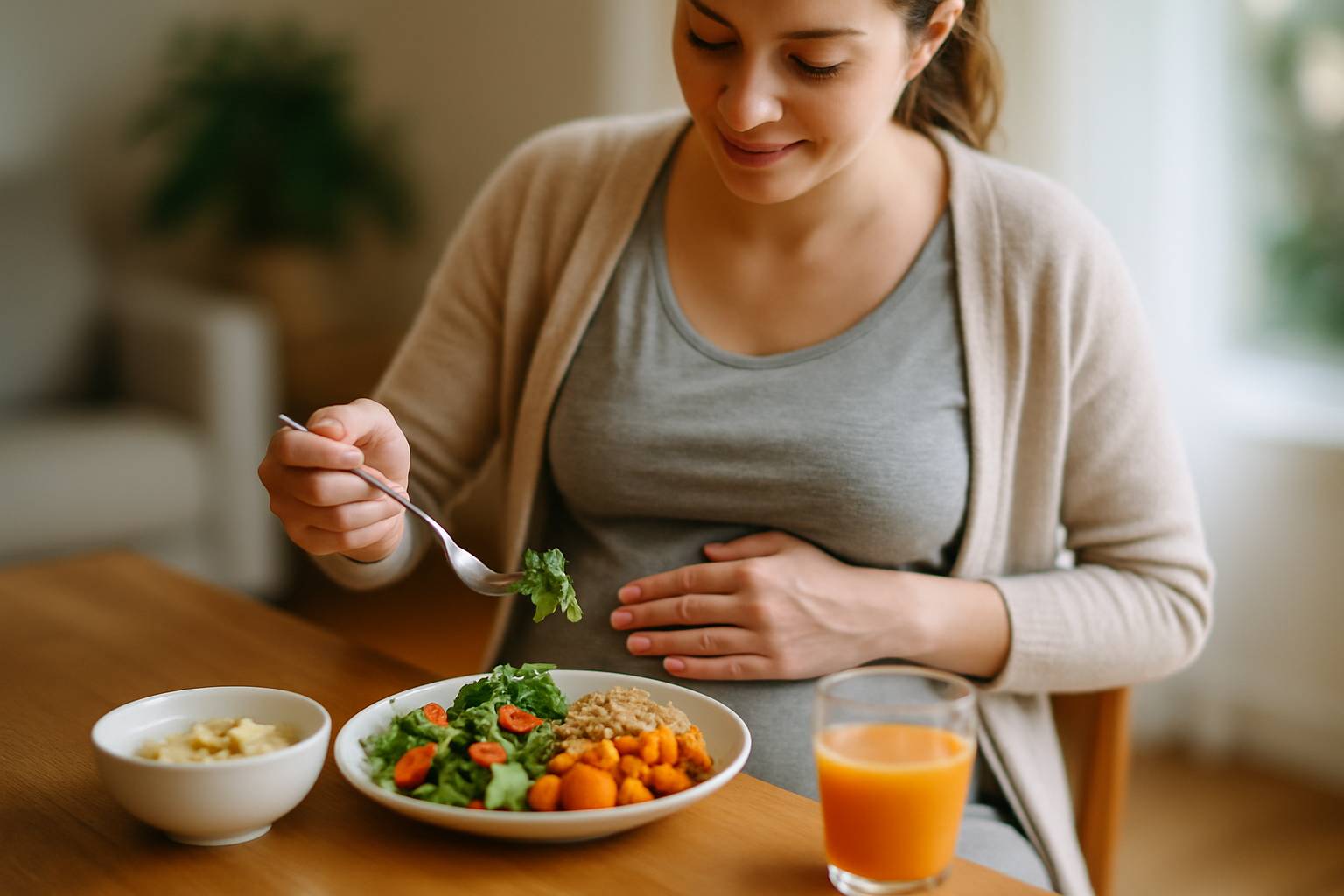 Manger léger et énergisant quand on attend bébé : conseils et plats simples à adopter