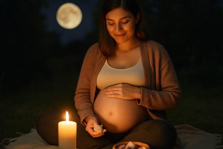 Rituel de pleine lune pour accueillir l’enfant à venir