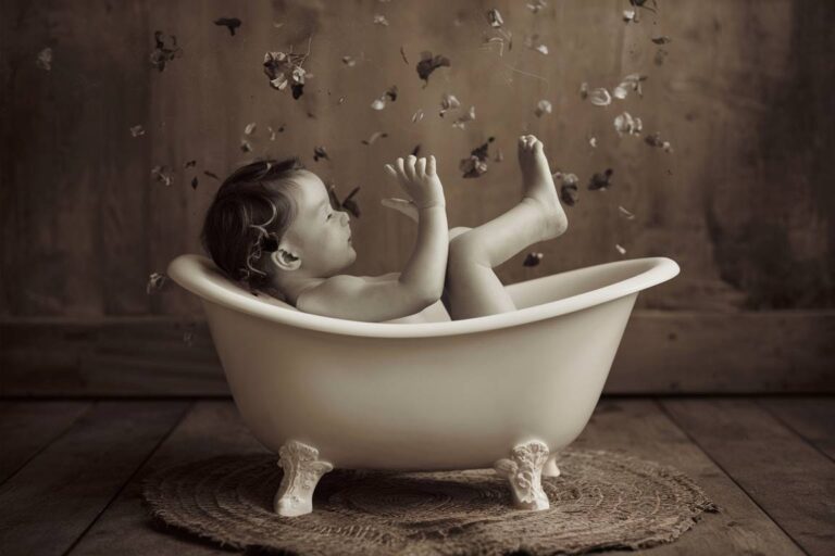 Une naissance libre dans une baignoire ikea