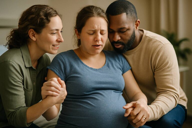 Doula, partenaire, vous : créer un cercle de soutien pour un accouchement tout en douceur