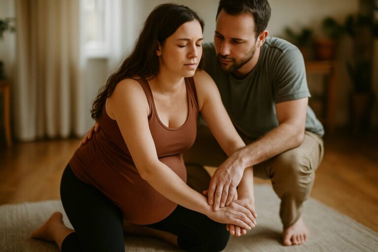 Les postures qui libèrent : bouger pour faciliter la naissance naturelle
