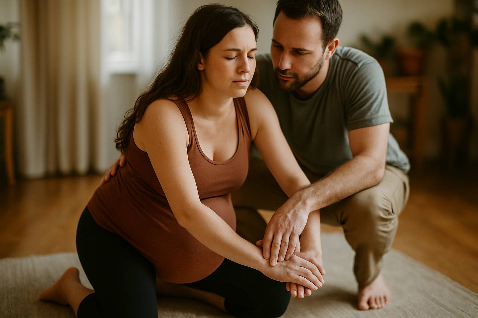 Les postures qui libèrent : bouger pour faciliter la naissance naturelle